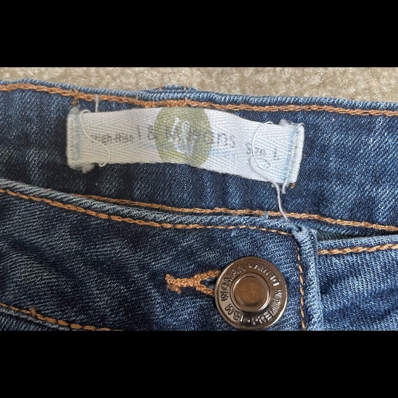 Button Up Denim Skirt - Picture 3 of 3